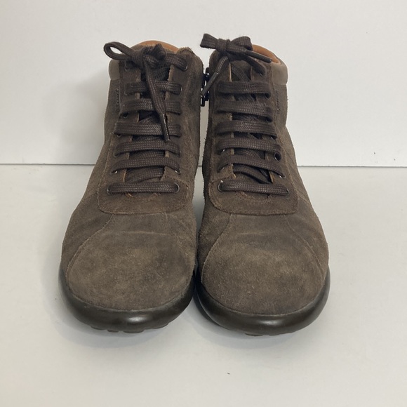 Camper Boots Mens 40 US 7 Brown Suede Zip Lace Up Ankle  Peu Alicante - Picture 2 of 14